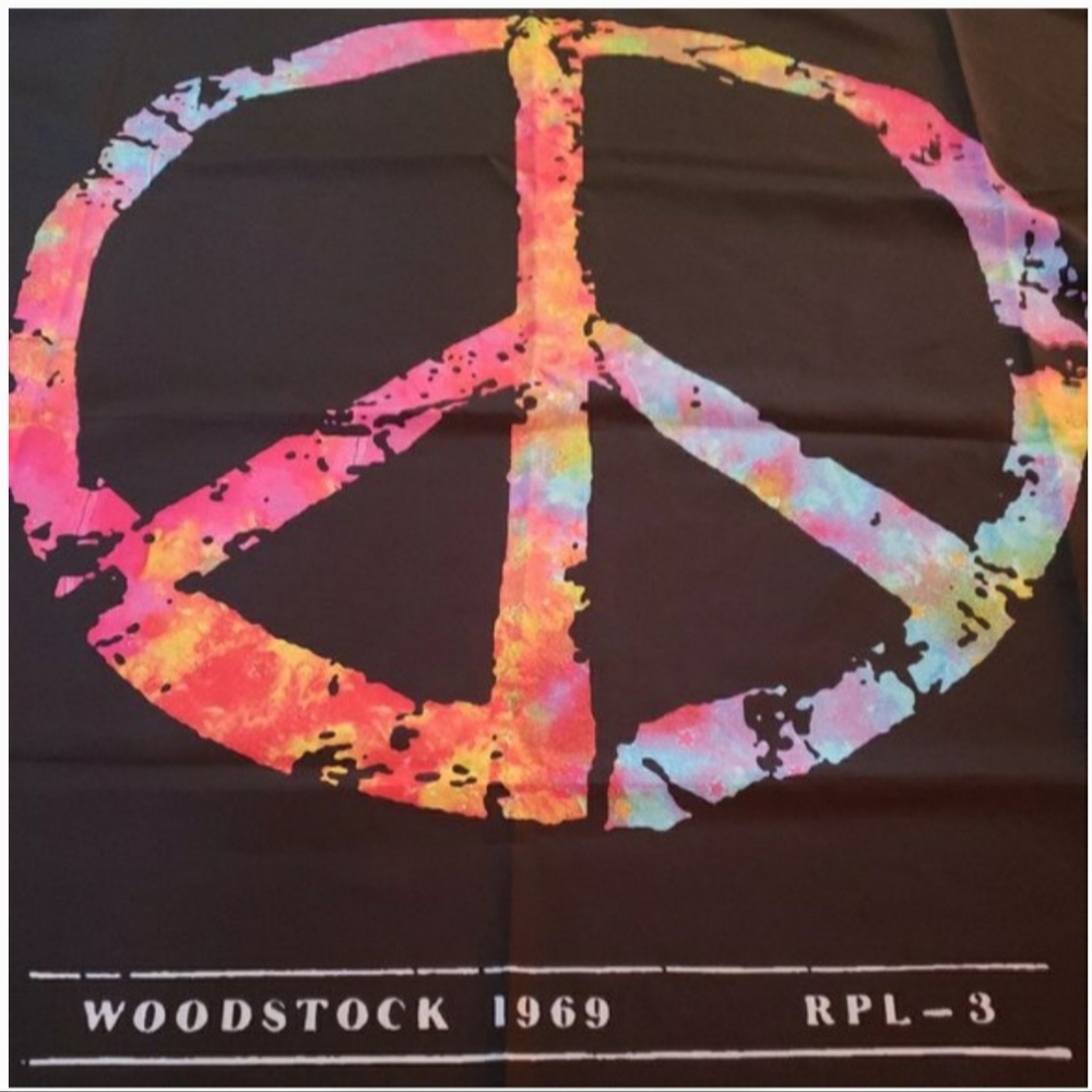 NEW Woodstock tye dye banner/flag